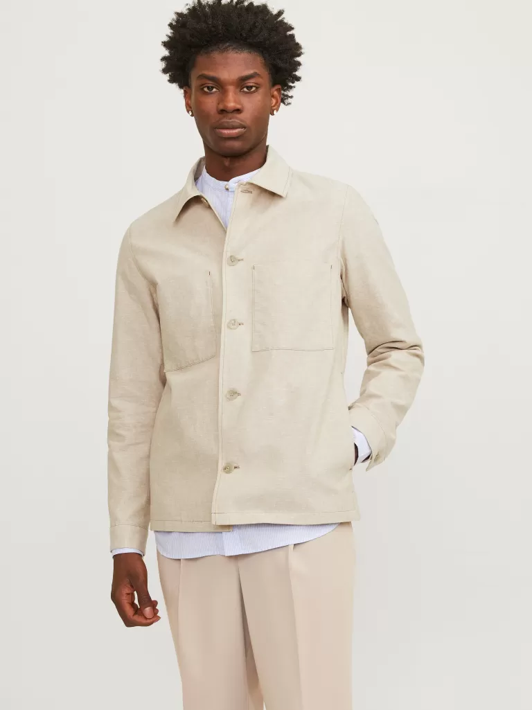 JACK & JONES Garnitury^JPRRIVIERA Krój slim Marynarka Beżowy
