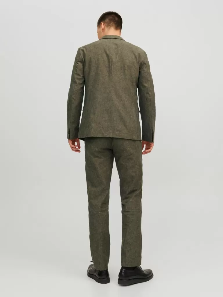 JACK & JONES Garnitury^JPRRIVIERA Krój slim Marynarka Zielony