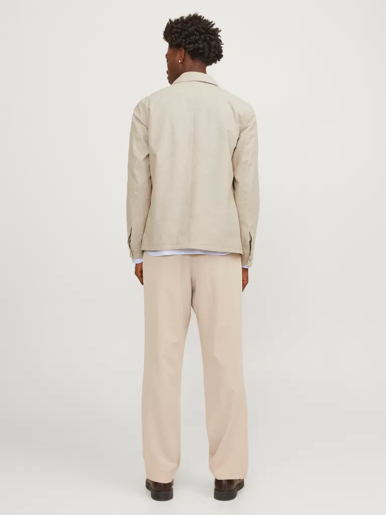 JACK & JONES Garnitury^JPRRIVIERA Krój slim Marynarka Beżowy