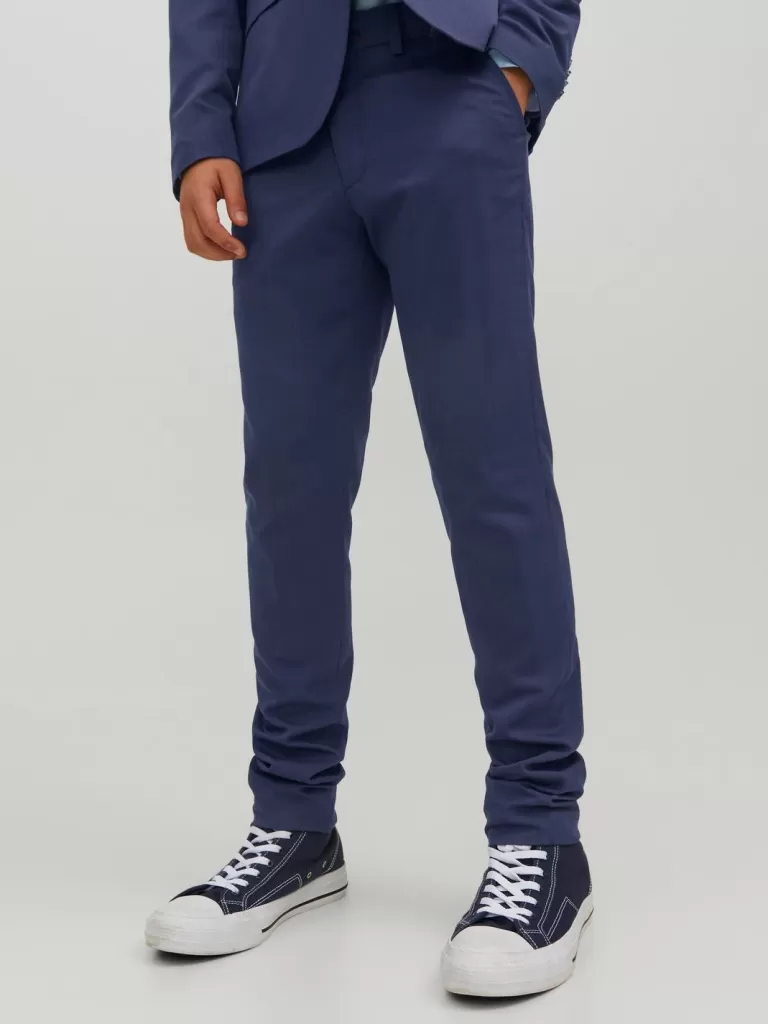JACK & JONES Spodnie | Garnitury^JPRSOLAR Eleganckie spodnie Junior Niebieski