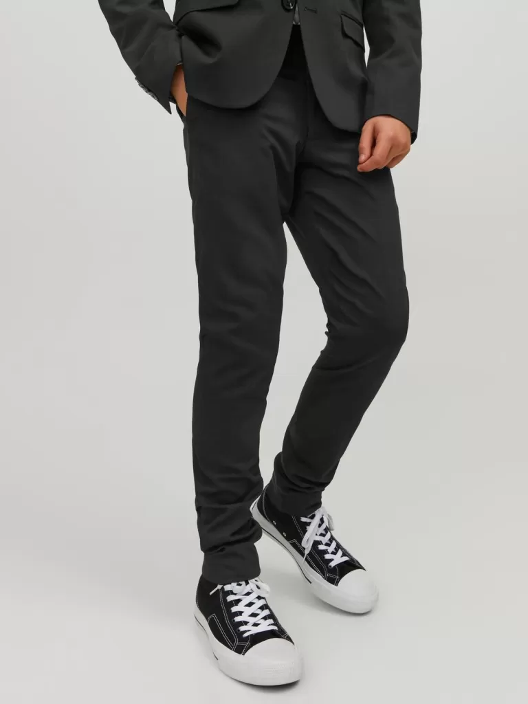 JACK & JONES Spodnie | Garnitury^JPRSOLAR Eleganckie spodnie Junior Czarny