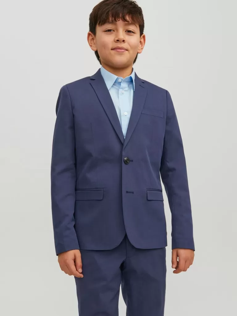 JACK & JONES Garnitury^JPRSOLAR Marynarka Junior Niebieski