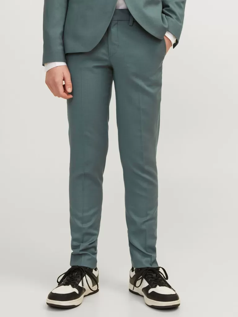 JACK & JONES Spodnie | Garnitury^JPRSOLARIS Eleganckie spodnie Junior Zielony