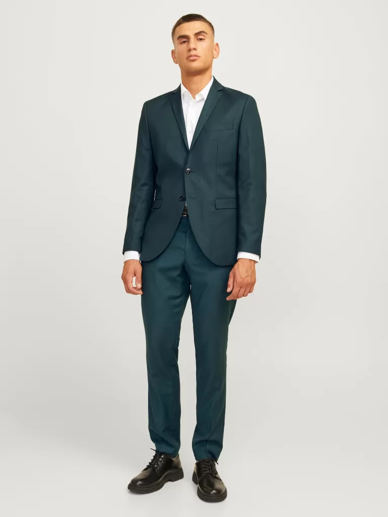JACK & JONES Garnitury^JPRSOLARIS Krój super slim Garnitur Zielony