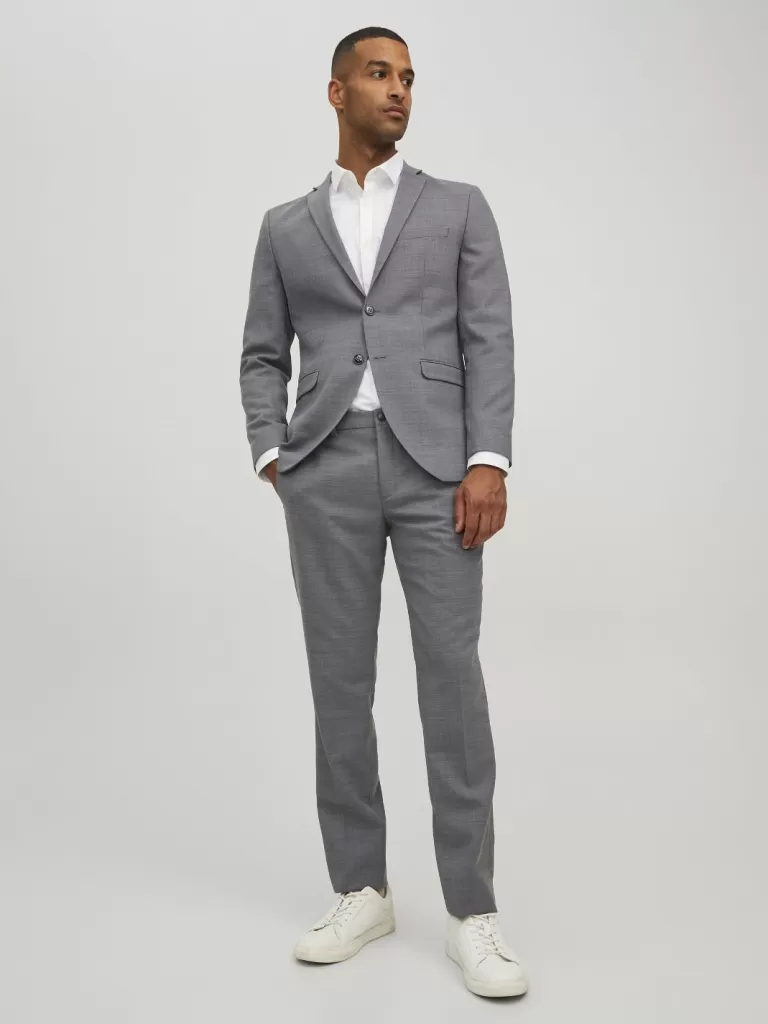 JACK & JONES Garnitury^JPRSOLARIS Krój super slim Garnitur Szary