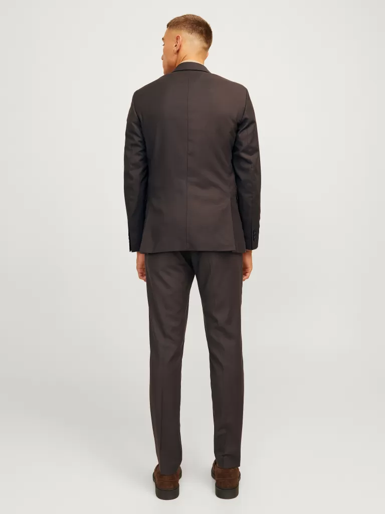 JACK & JONES Garnitury^JPRSOLARIS Krój super slim Garnitur Brązowy