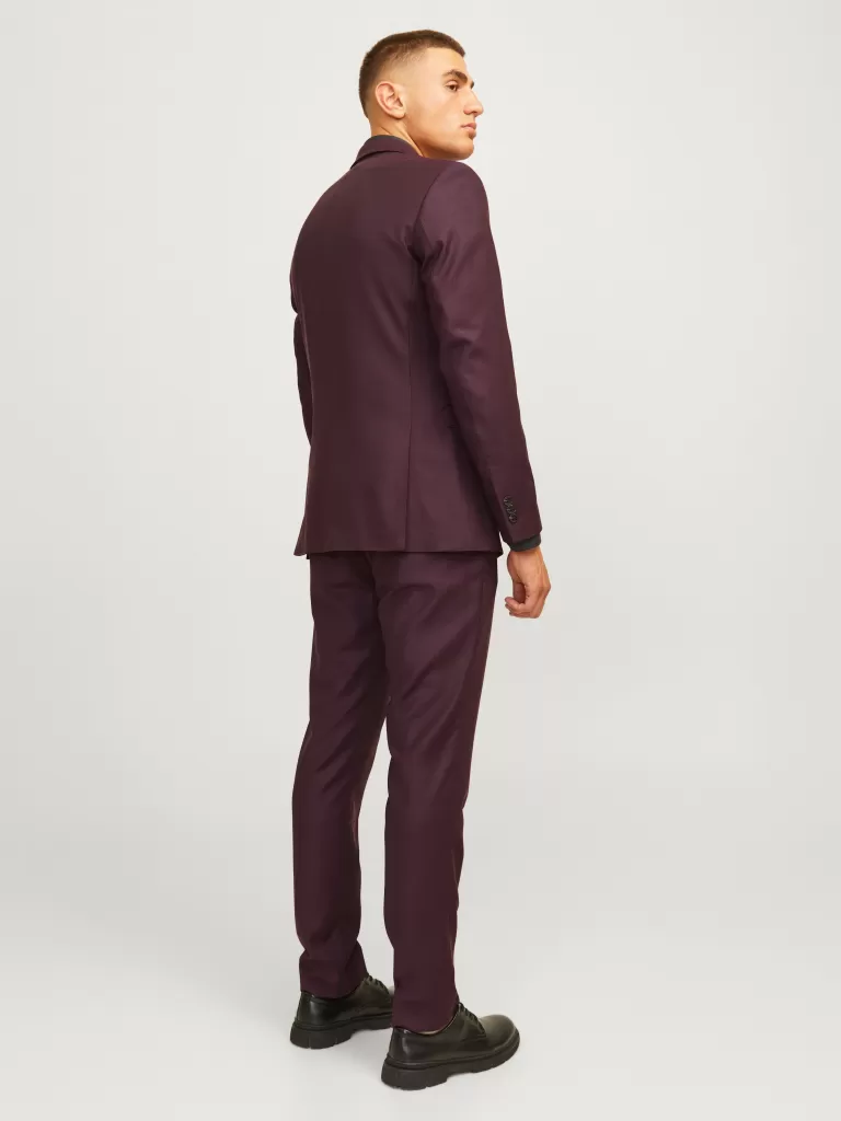 JACK & JONES Garnitury^JPRSOLARIS Krój super slim Garnitur Czerwony
