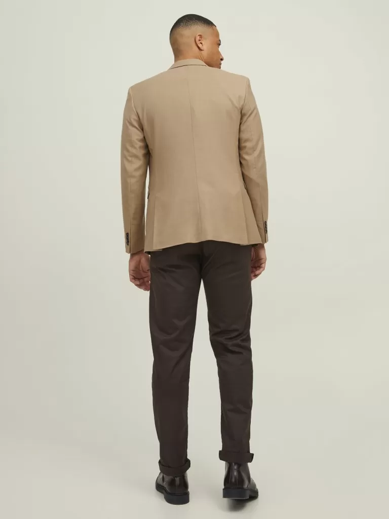 JACK & JONES Garnitury^JPRSOLARIS Krój super slim Marynarka Beżowy