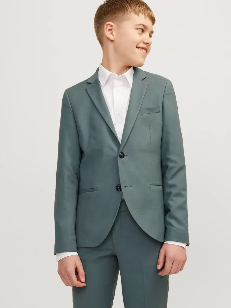 JACK & JONES Garnitury^JPRSOLARIS Marynarka Junior Zielony
