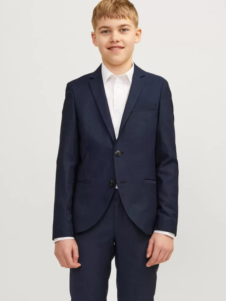 JACK & JONES Garnitury^JPRSOLARIS Marynarka Junior Niebieski