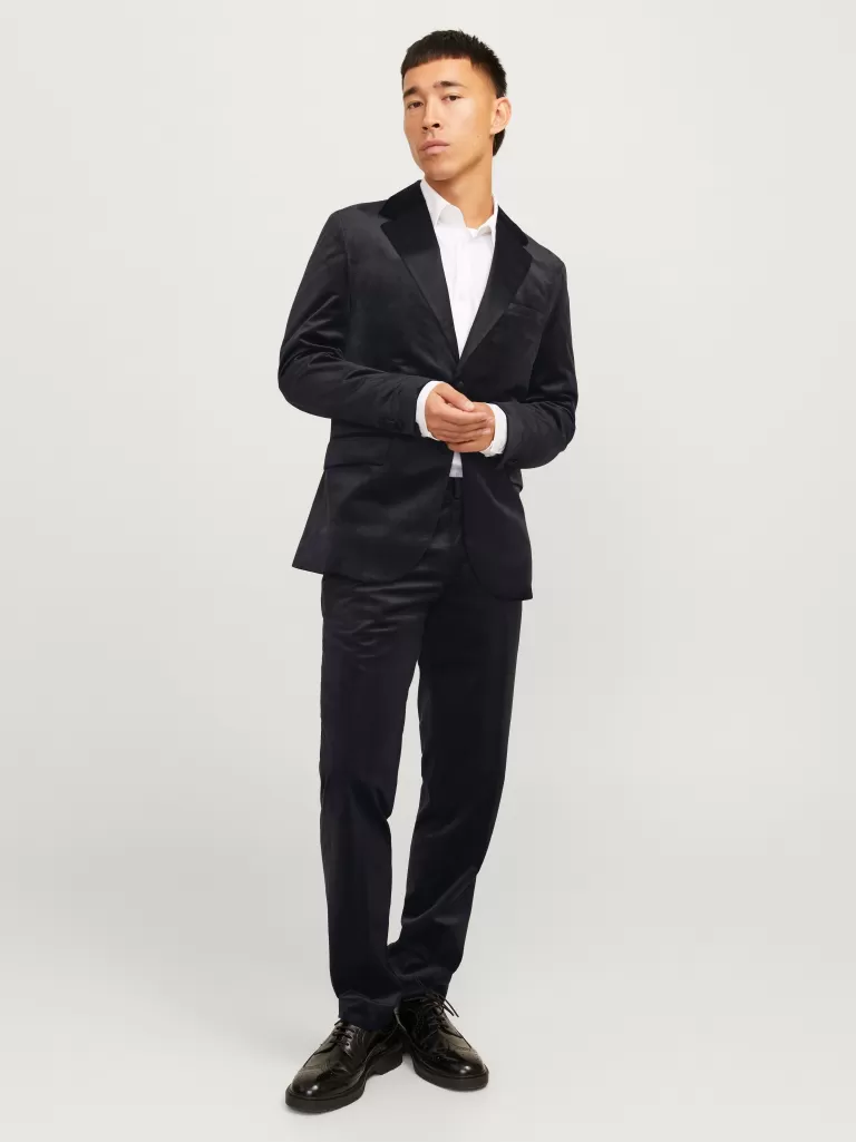 JACK & JONES Garnitury^JPRVELVET Krój slim Garnitur Czarny