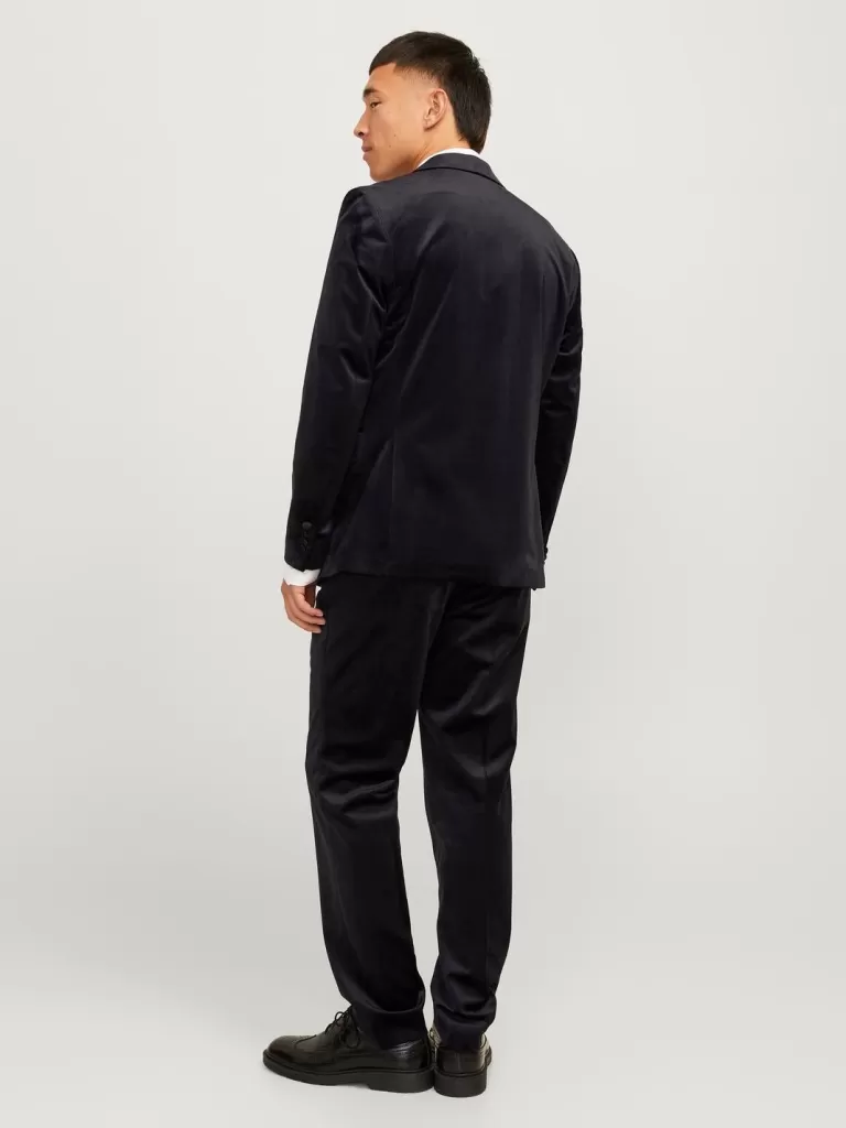 JACK & JONES Garnitury^JPRVELVET Krój slim Marynarka Czarny