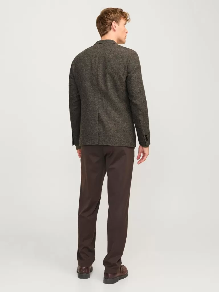 JACK & JONES Garnitury^JPRWINTER Krój slim Marynarka Brązowy
