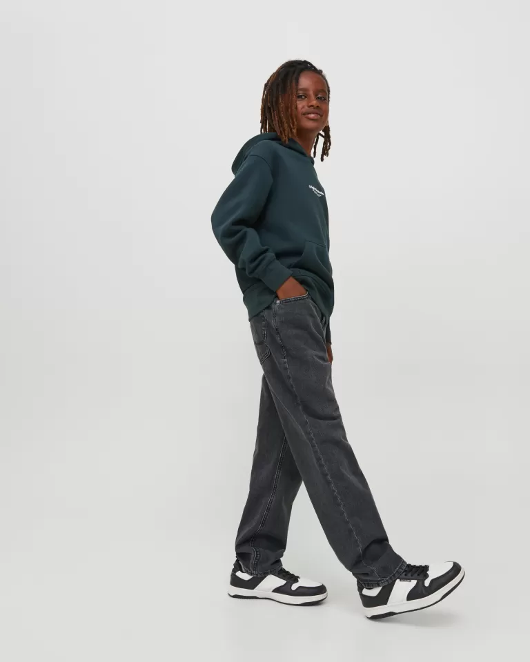 JACK & JONES Jeansy | Wyprzedaż^JWHCHRIS JJORIGINAL MF 845 JNR Jeansy o swobodnym kroju Junior Czarny