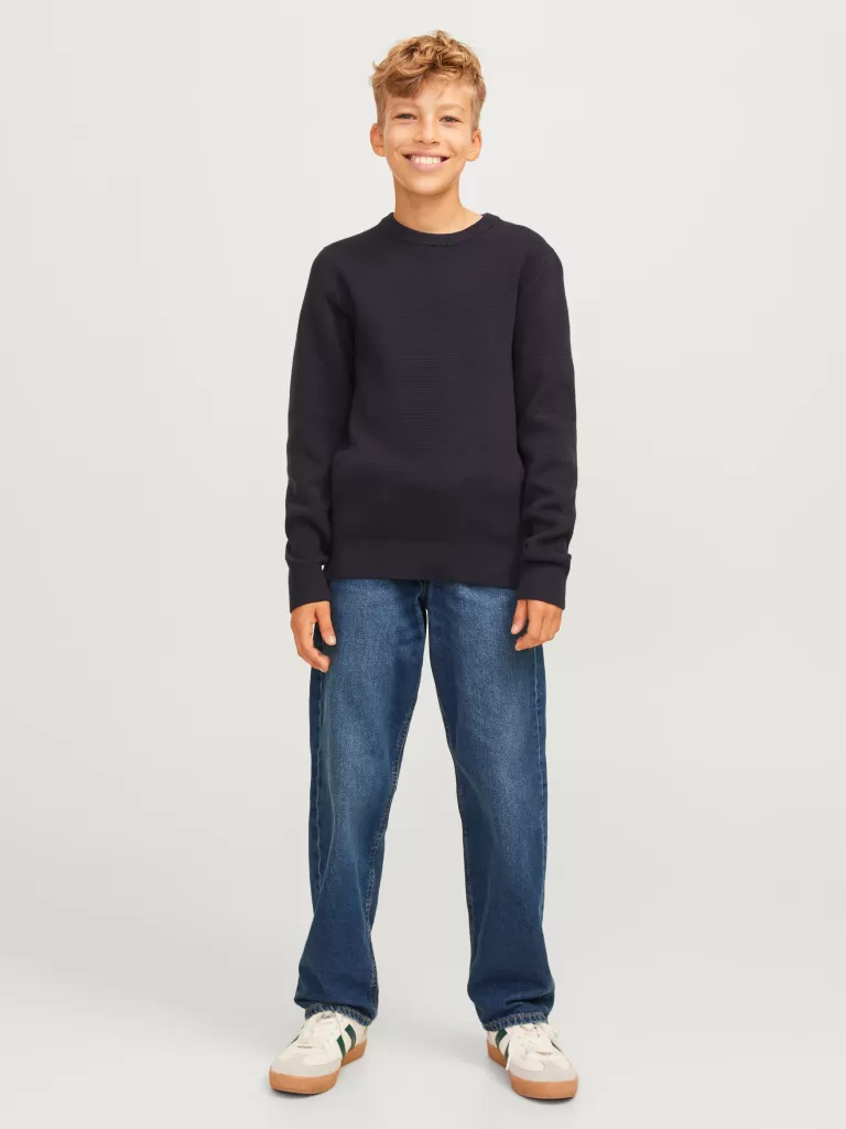 JACK & JONES Bestsellery | Jeansy^JWHCHRIS JJORIGINAL SQ 959 JNR Jeansy o swobodnym kroju Junior Niebieski