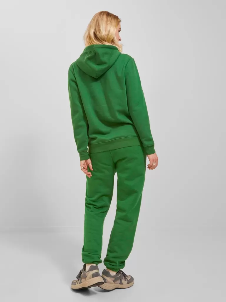 JACK & JONES Bluzy^JXABBIE Bluza z kapturem Zielony