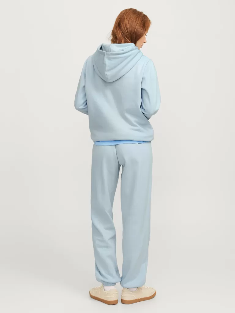 JACK & JONES Bluzy^JXABBIE Bluza z kapturem Niebieski