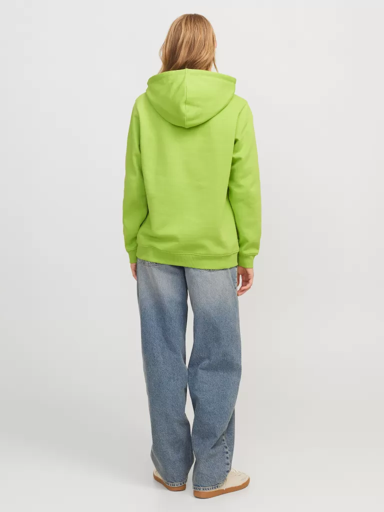JACK & JONES Bluzy^JXABBIE Bluza z kapturem Zielony