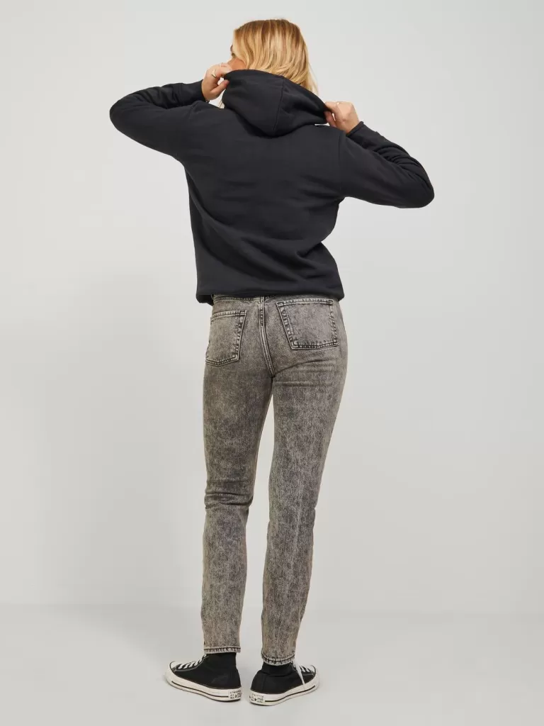 JACK & JONES Bluzy^JXABBIE Bluza z kapturem Czarny