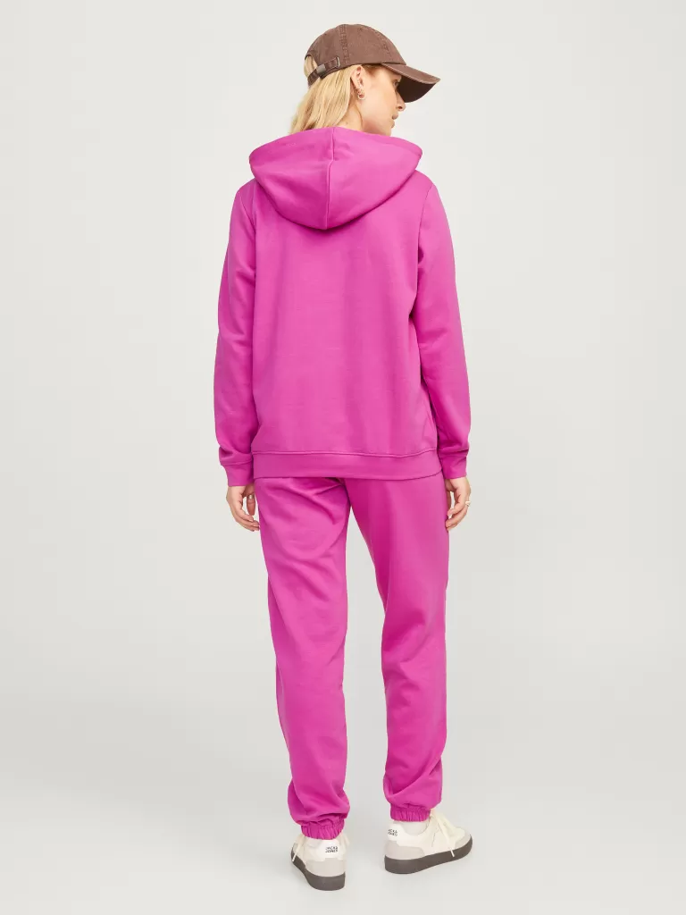 JACK & JONES Bluzy^JXABBIE Bluza z kapturem Fioletowy