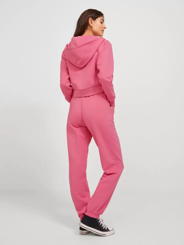 JACK & JONES Bluzy^JXABBIE Bluza z kapturem zapinana na suwak Róży
