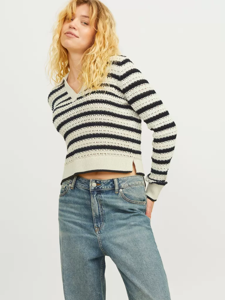 JACK & JONES Swetry^JXADDY Koszula polo Biały