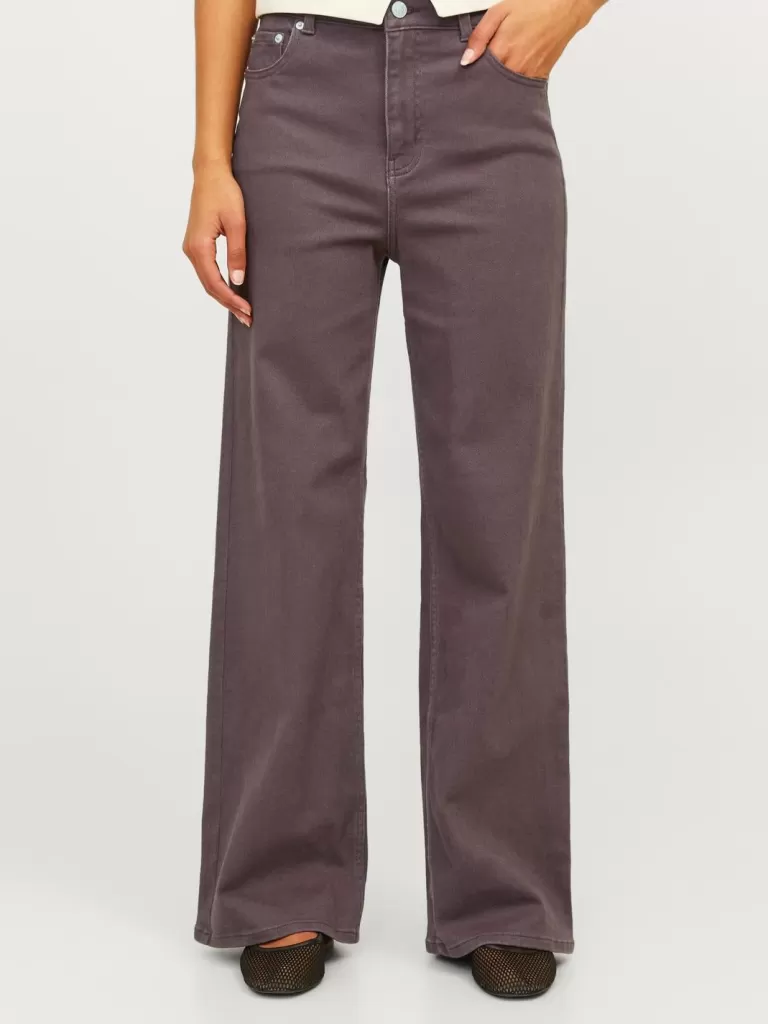 JACK & JONES Spodnie^JXAJA Klasyczne spodnie Brązowy