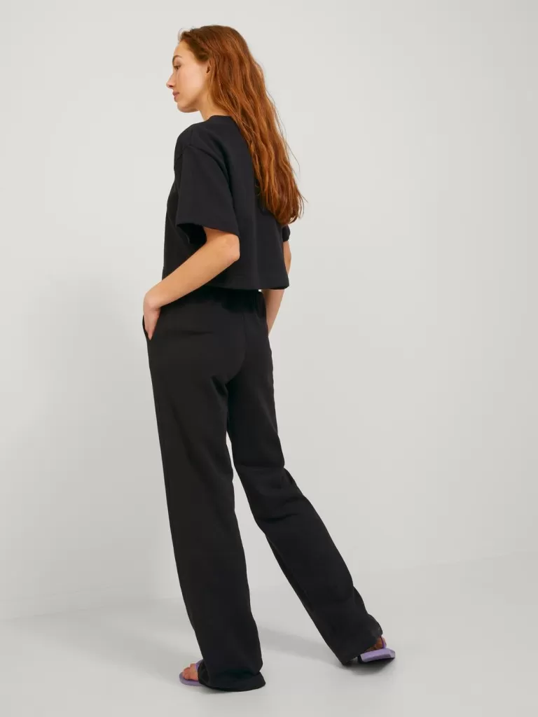 JACK & JONES Spodnie^JXALFA Spodnie dresowe Czarny