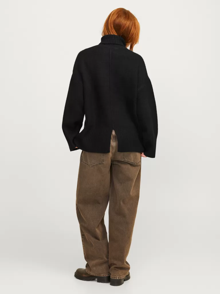 JACK & JONES Swetry^JXALIA Golf Czarny
