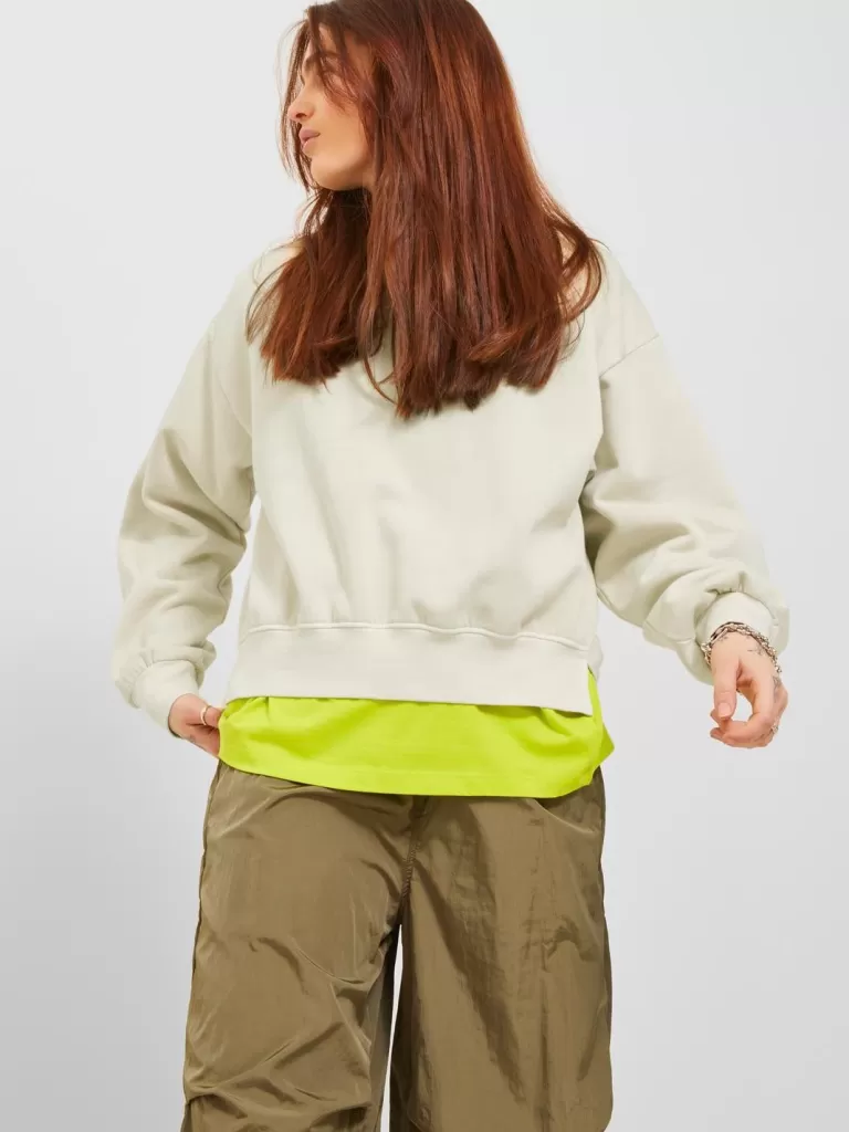 JACK & JONES Bluzy^JXALIMA Bluza Biały