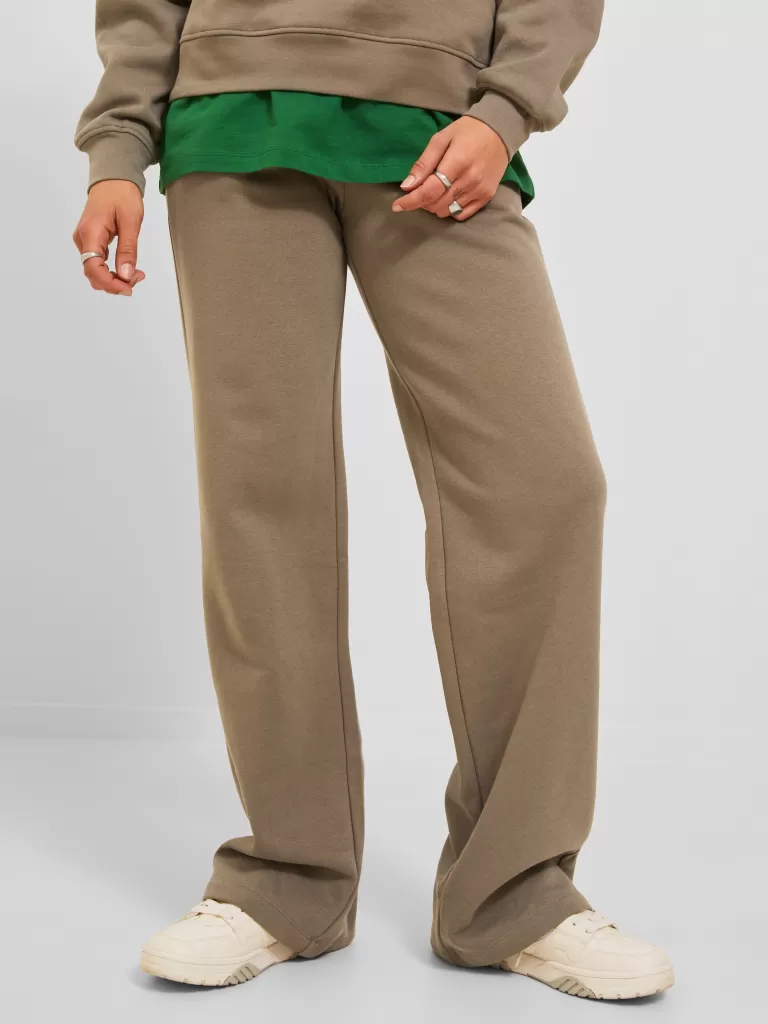 JACK & JONES Spodnie^JXALLY Spodnie dresowe Brązowy