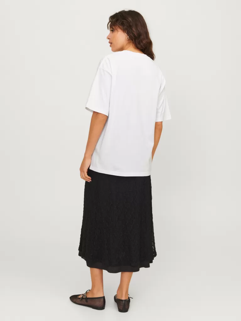 JACK & JONES Topy^JXALVA T-shirt Biały