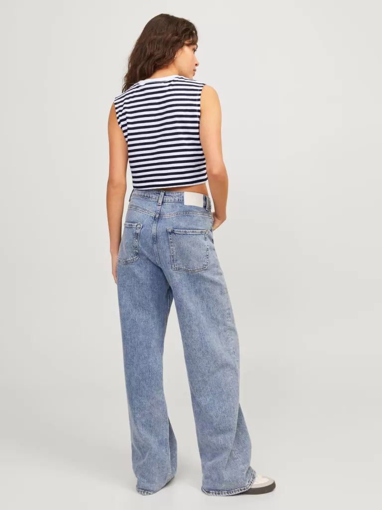 JACK & JONES Topy^JXALVIRA T-shirt Biały