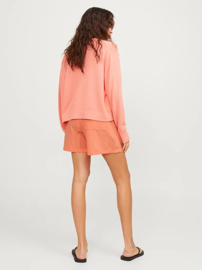 JACK & JONES Krótkie Spodenki^JXAMY Codzienne szorty Róży