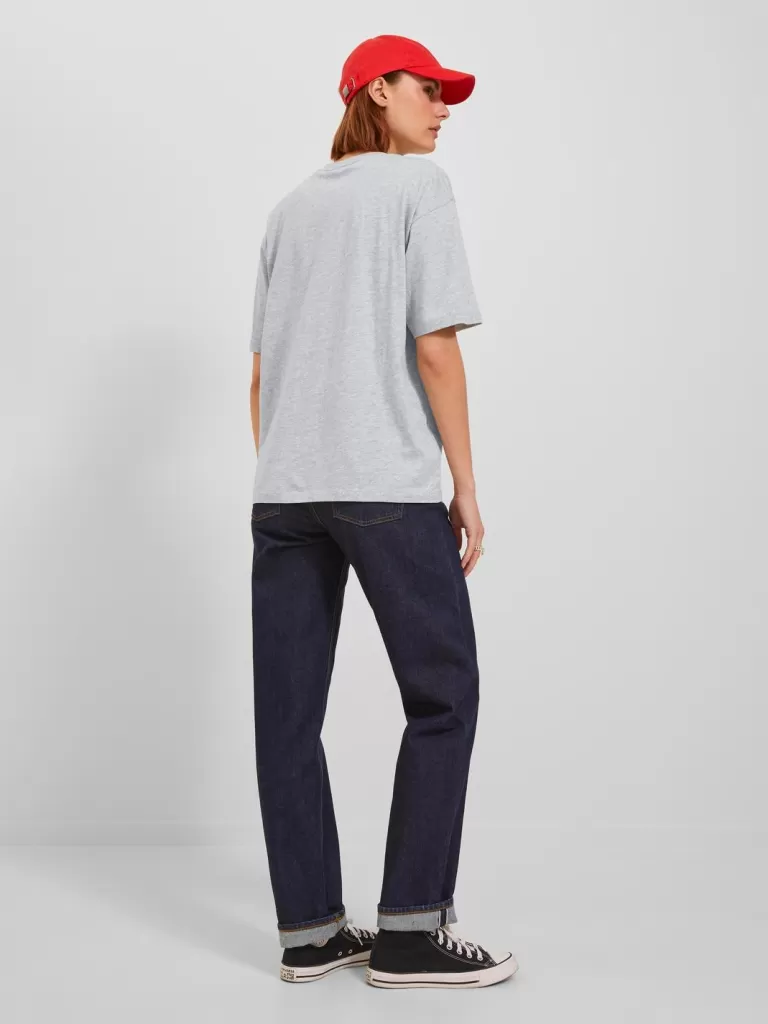 JACK & JONES Topy^JXANDREA T-shirt Szary
