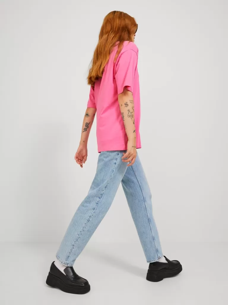 JACK & JONES Topy^JXANDREA T-shirt Róży