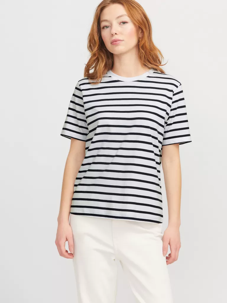 JACK & JONES Topy^JXANNA T-shirt Biały