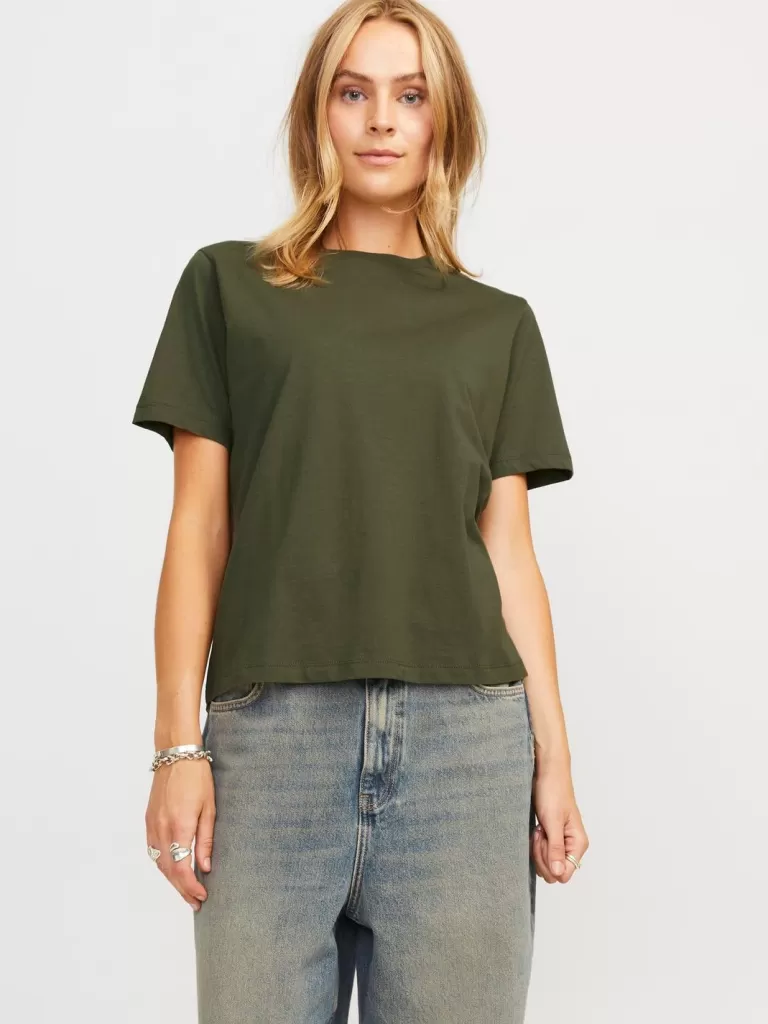JACK & JONES Topy^JXANNA T-shirt Zielony