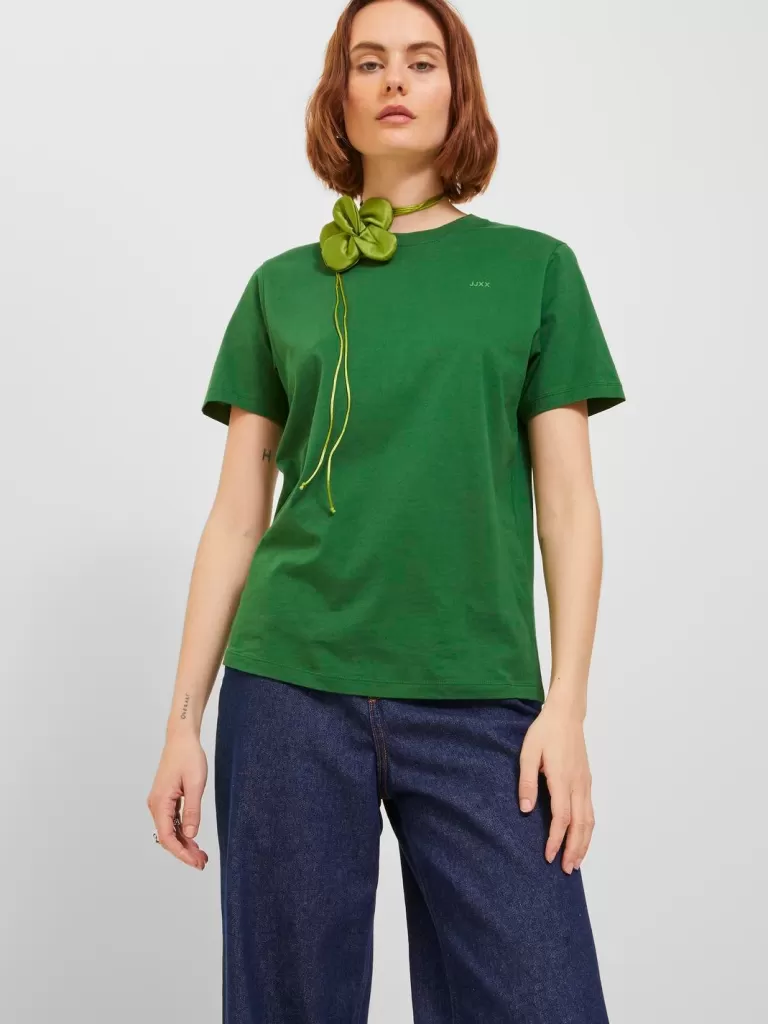 JACK & JONES Topy^JXANNA T-shirt Zielony
