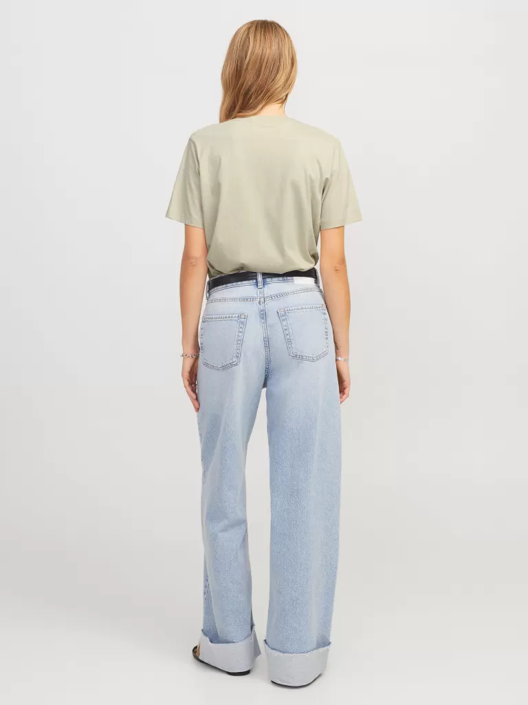 JACK & JONES Topy^JXANNA T-shirt Beżowy