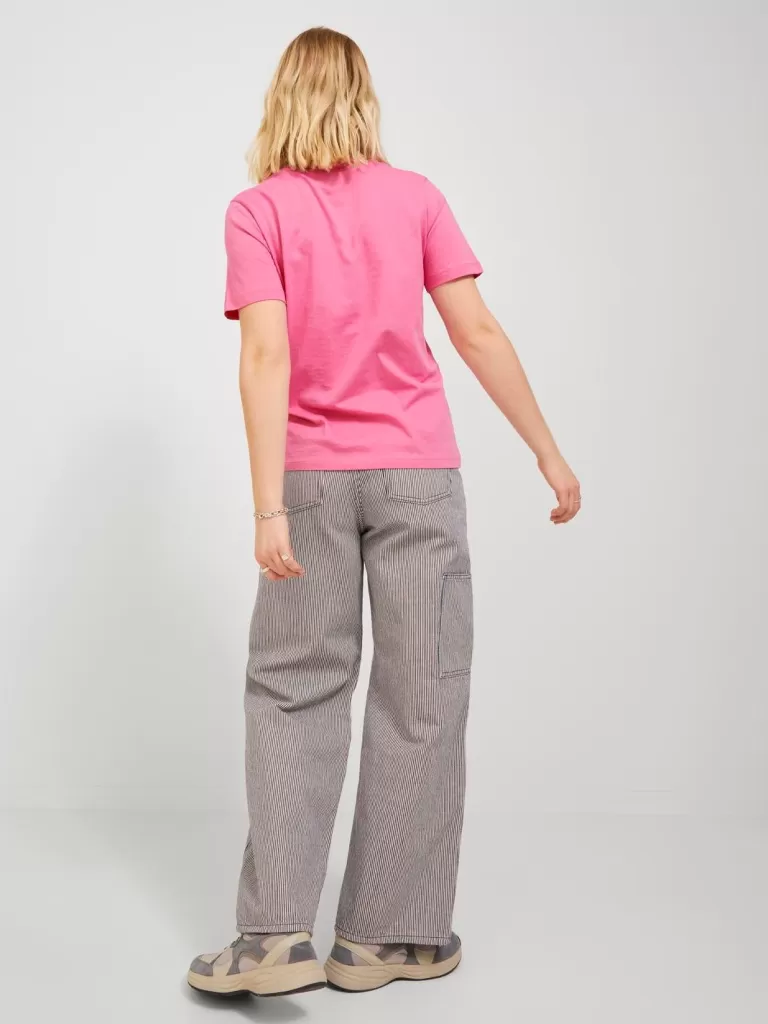 JACK & JONES Topy^JXANNA T-shirt Róży