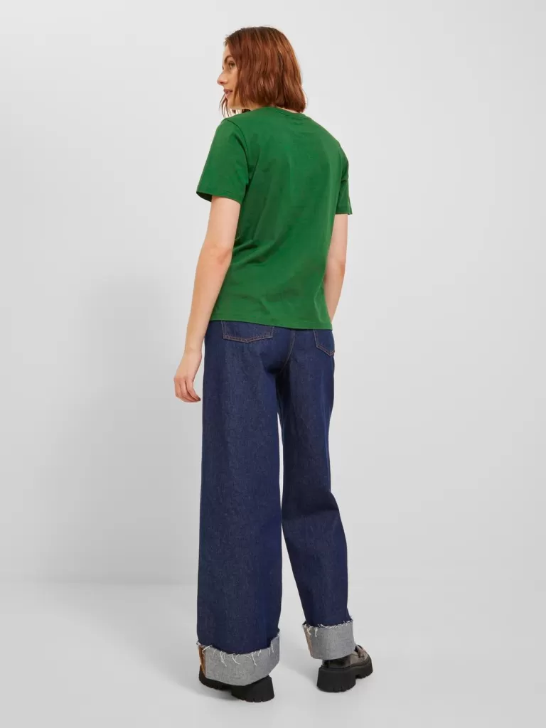 JACK & JONES Topy^JXANNA T-shirt Zielony