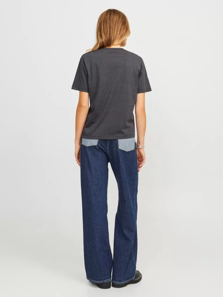 JACK & JONES Topy^JXANNA T-shirt Szary