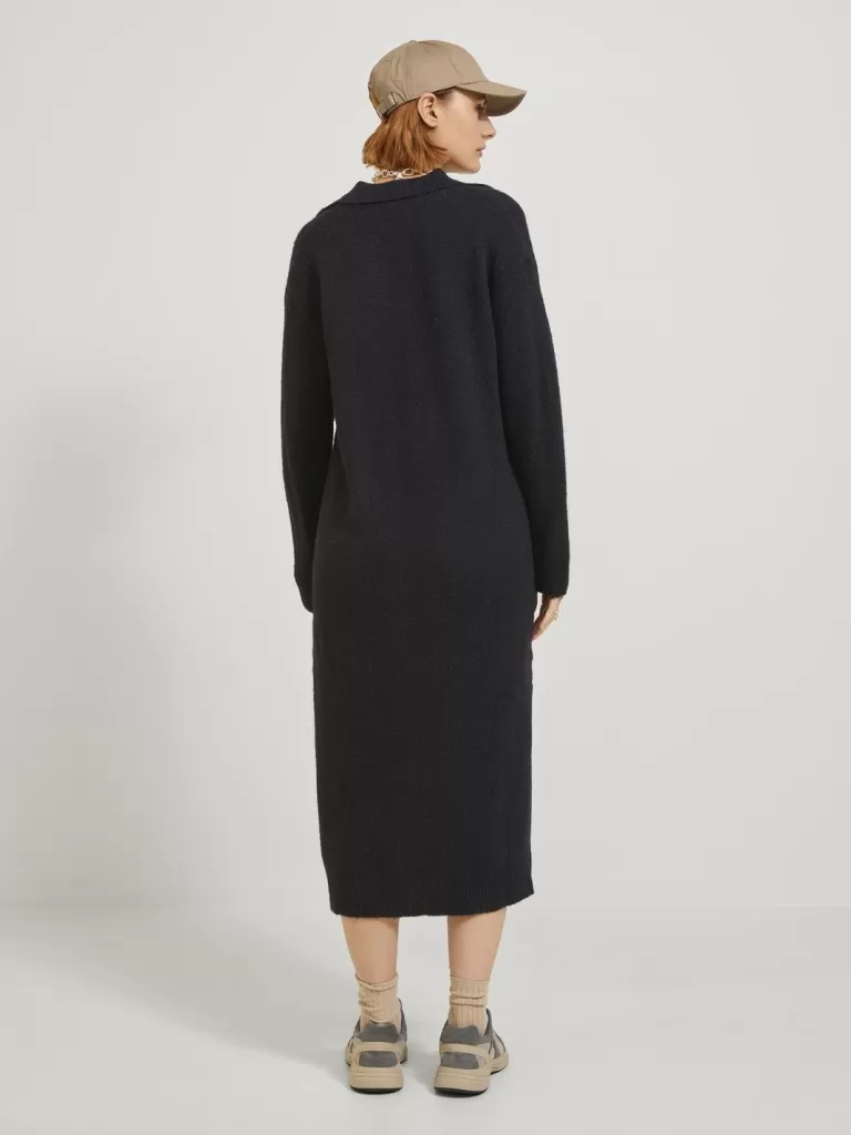 JACK & JONES Sukienki^JXARIELLA Sukienka dzianinowa Czarny