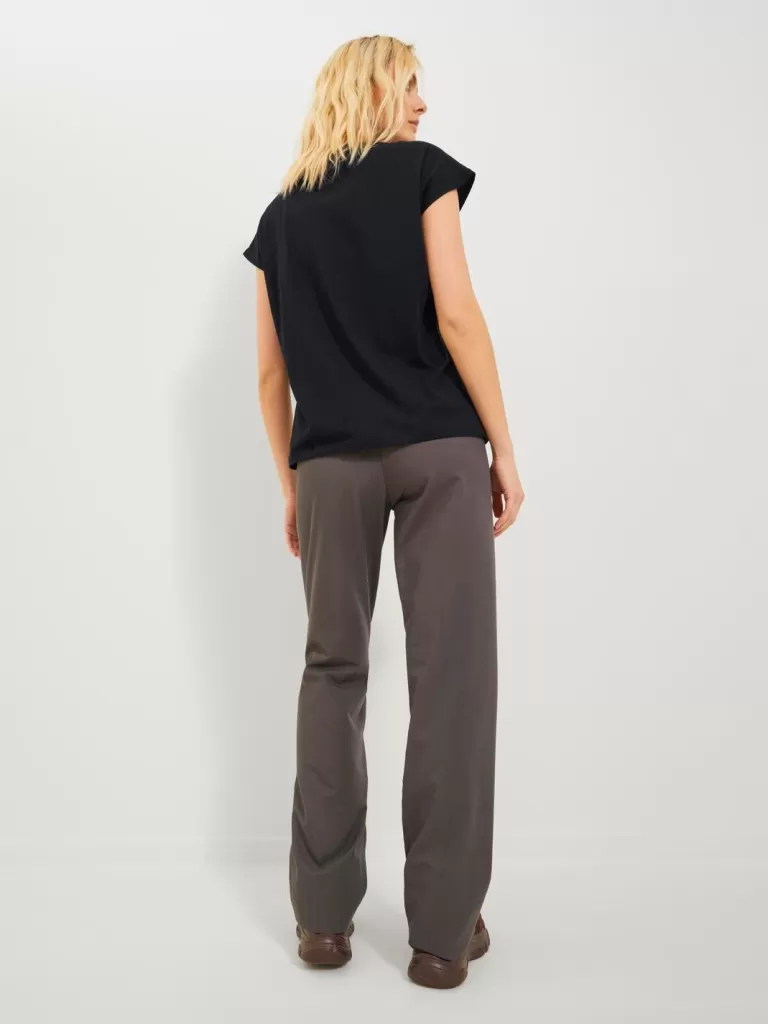 JACK & JONES Topy^JXASTRID T-shirt Czarny