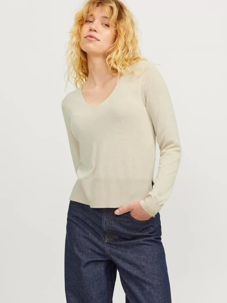 JACK & JONES Swetry^JXATHENA Góra Biały