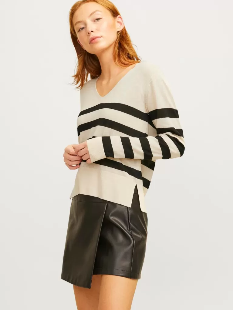 JACK & JONES Swetry^JXATHENA Góra Biały