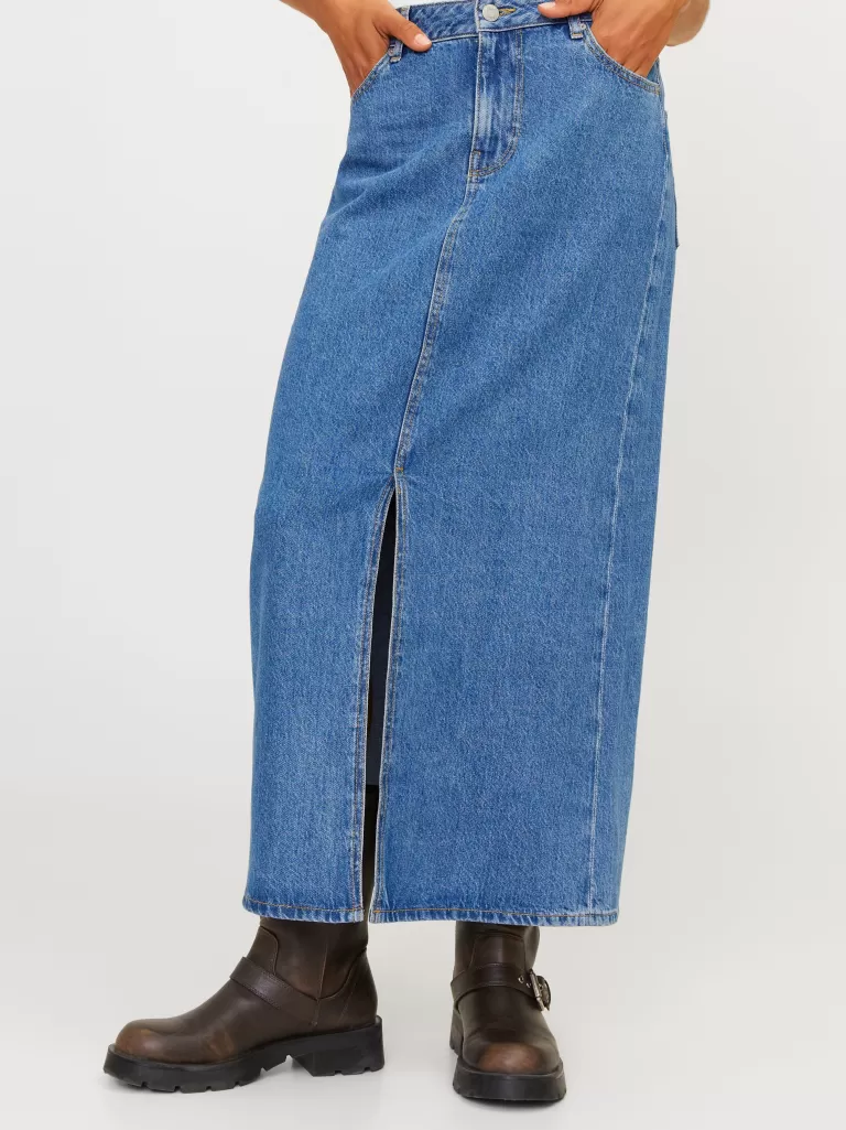 JACK & JONES Spónice | Denim^JXAURA Spódnica jeansowa Niebieski
