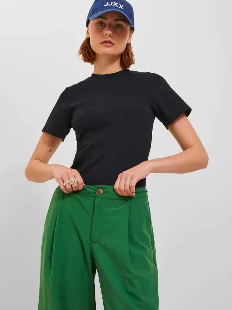 JACK & JONES Topy^JXBELLE T-shirt Czarny