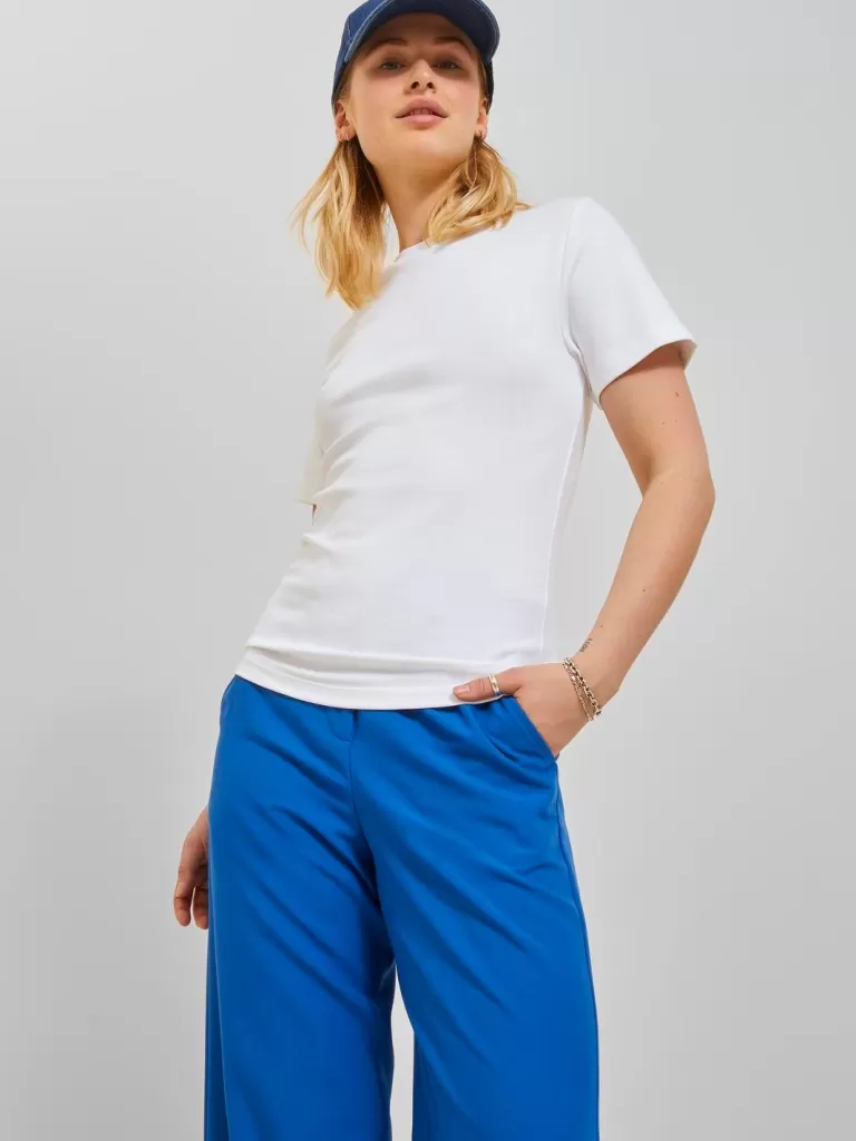 JACK & JONES Topy^JXBELLE T-shirt Biały